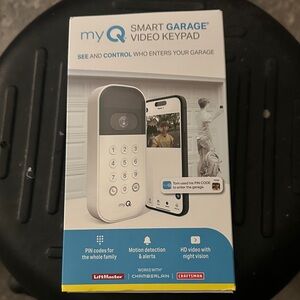 Smart Garage Video Keypad - White